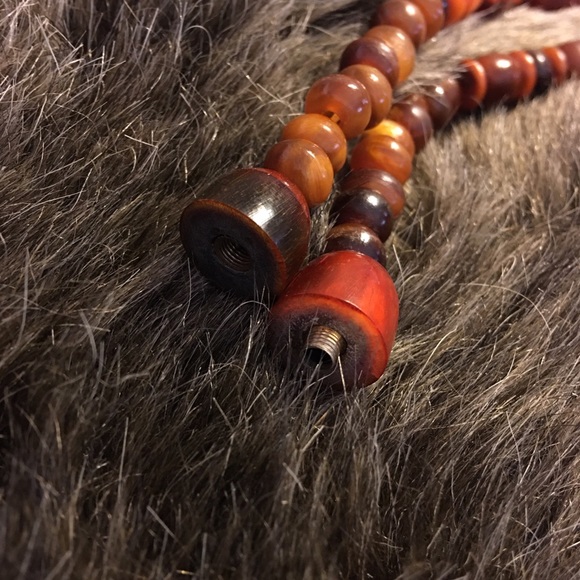 Vintage tribal look large medallion necklace - Picture 8 of 8